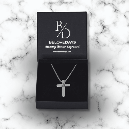 Beloved Cross Necklace (Stainless Steel)