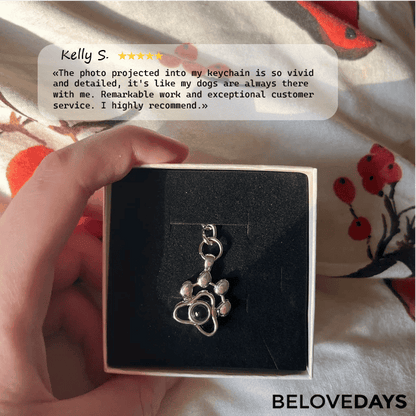 Beloved Pet Keychain (Sterling Silver)