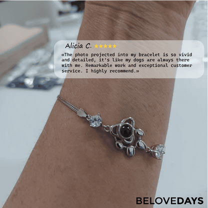 Beloved Diamond Pet Bracelet (Sterling Silver)