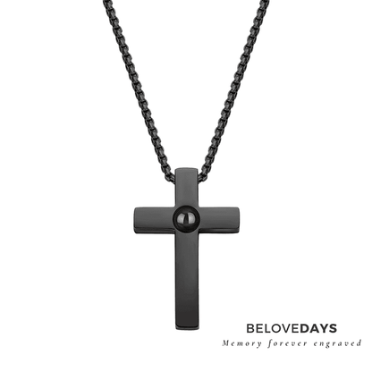 Beloved Cross Necklace (Stainless Steel)