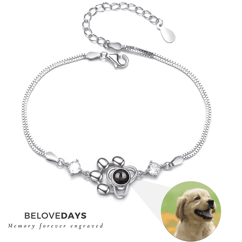 Beloved Diamond Pet Bracelet (Sterling Silver)