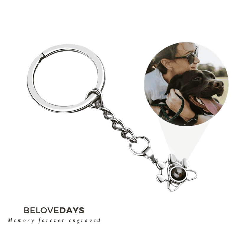 Beloved Pet Keychain (Sterling Silver)