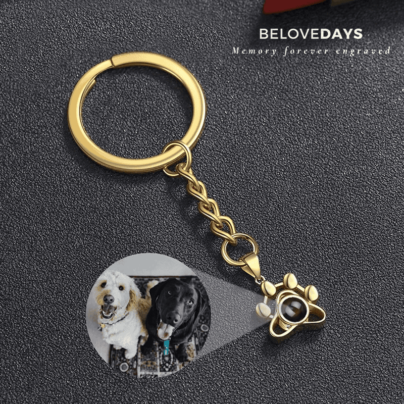 Beloved Pet Keychain (Sterling Silver)