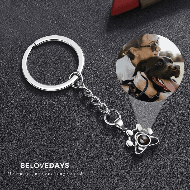 Beloved Pet Keychain (Sterling Silver)