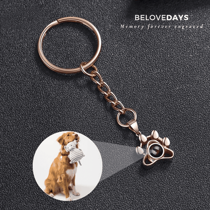 Beloved Pet Keychain (Sterling Silver)